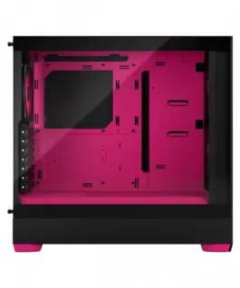Alternative view of Fractal Design кутия за компютър Pop Air TG Clear Tint RGB magenta core