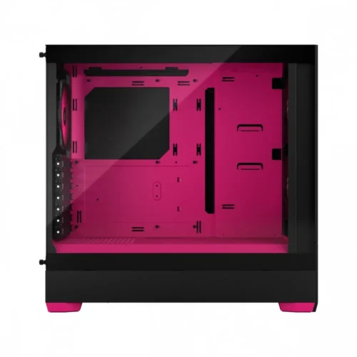 Alternative view of Fractal Design кутия за компютър Pop Air TG Clear Tint RGB magenta core
