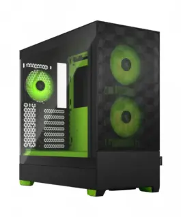 Fractal Design кутия за компютър Pop Air TG Clear Tint RGB зелен core