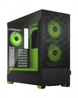Fractal Design кутия за компютър Pop Air TG Clear Tint RGB зелен core