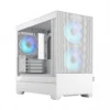 Fractal Design кутия за компютър Pop Mini Air TG Clear Tint RGB бял