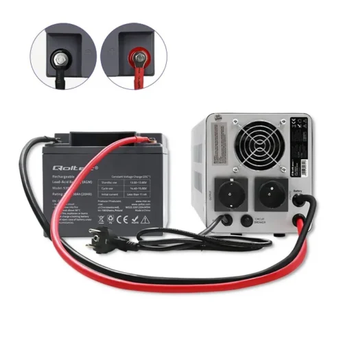 Qoltec Uninterruptible захранващ блок Pure Sine Wave