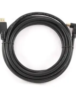 Gembird HDMI кабел HDMI v1.4 3D TV High Speed Ethernet 4.5M angled 90 (gold-plated)