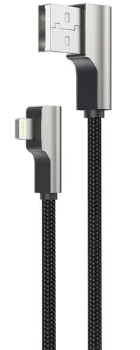 AUKEY AUKEY CB-AL04 черен OEM Nylon USB - Lightning C