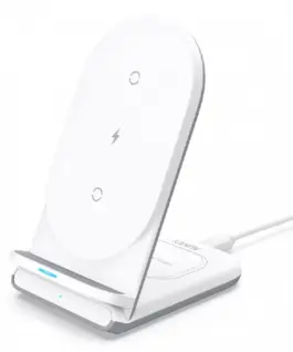 AUKEY AUKEY LC-A2 бял Wireless зарядно 2in1 USB-C