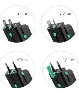 Alternative view of AUKEY AUKEY PA-TA06 Universal Travel мрежово зарядно PD