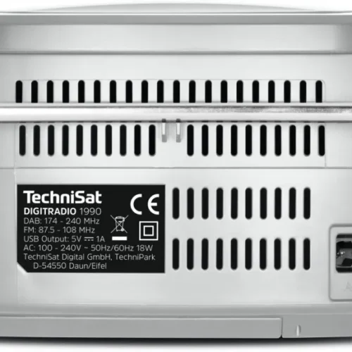 TechniSat Radio Digitradio 1990 DAB+/USB/FM silver