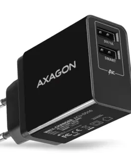 AXAGON AXAGON ACU-DS16 мрежово зарядно, 2x 5V-2.2A + 1A,