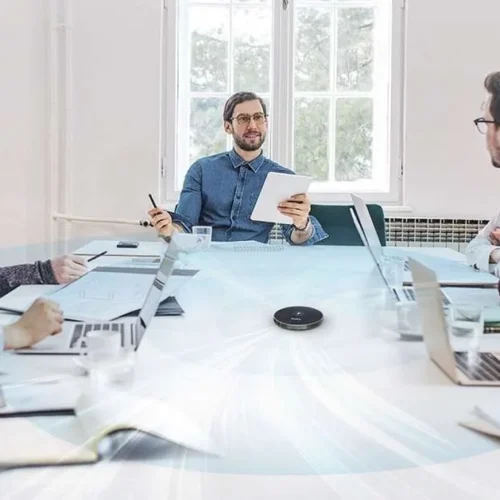 Alternative view of Yealink  VCM36 wireless conferenc e mic