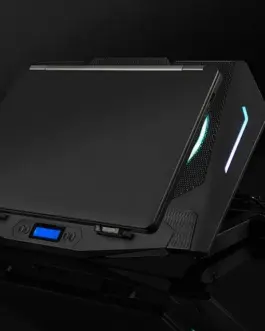 Alternative view of MODECOM Лаптоп Cooling Stand CF21 RGB SILENT FAN черен