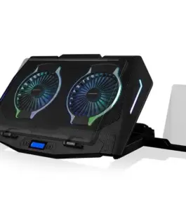 MODECOM Лаптоп Cooling Stand CF21 RGB SILENT FAN черен