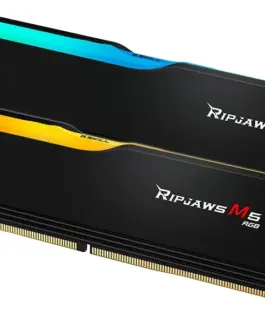 Alternative view of Памет за компютър G.SKILL Ripjaws M5 RGB Black 64GB(2x32GB) DDR5-6000 - Intel XMP