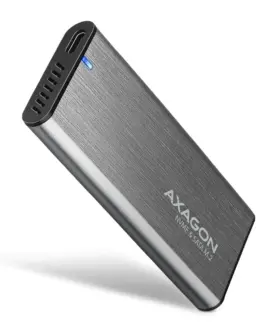 AXAGON ALU box EEM2-SG2 USB-C 3.2 Gen 2 - M.2 NVMe / SATA SSD 30-80mm