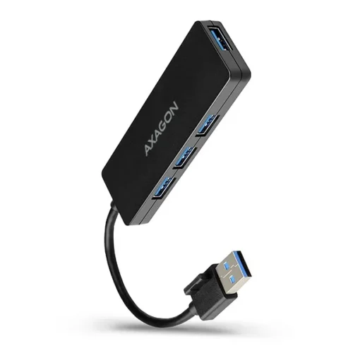 AXAGON HUE-G1A 4x USB3.2 Gen 1 SLIM hub w. 14cm Type-A кабел