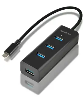 AXAGON Charging Hub HUE-S2C 4x USB 3.2 Gen 1 MicroUSB Charging Connector Type-C