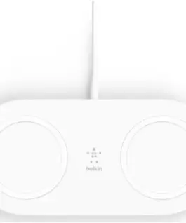 Belkin Wireless зарядно 2 x 15W бял