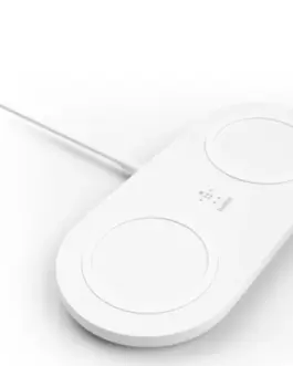 Alternative view of Belkin Wireless зарядно 2 x 15W бял