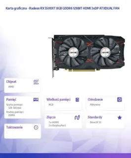 AFOX Afox RX 5500XT 8GB GDD R6