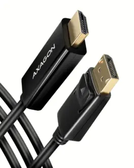 AXAGON DisplayPort > HDMI 1.4 кабел 1.8m 4K/30Hz RVD-HI14C2
