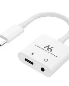 Maclean кабел адаптер USB-C 3,5 mm jack PD MCTV-848