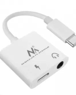 Alternative view of Maclean кабел адаптер USB-C 3,5 mm jack PD MCTV-848