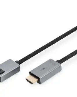 Digitus DP to HDMI адаптер кабел DB-340202-030-S