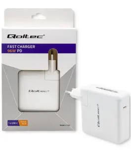Qoltec Power зарядно FAST 96W USB C PD