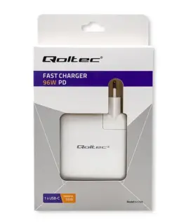 Qoltec Power зарядно FAST 96W USB C PD