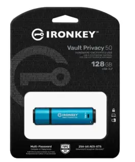 Alternative view of Kingston Pendrive 128GB IronKey Vault Privacy 50 AES-256 FIPS-197