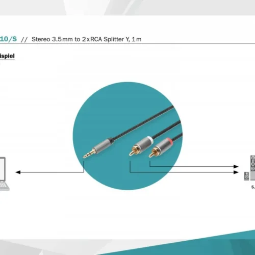 Digitus Audio адаптер кабел DB-510330-010-S