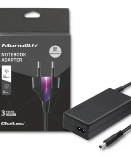 Qoltec Power адаптер for Dell 65W | 19.5V | 3.34A | 4.5 * 3.0 + pin