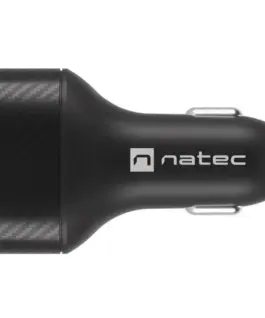 Natec зарядно за кола 2x USB 1x USB-C QC 3.0