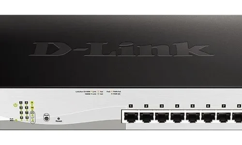 D-Link Switch DGS-1210-10MP 8GE PoE 2SFP