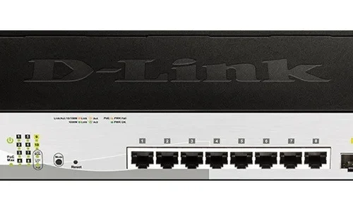 D-Link Switch DGS-1210-10P Switch 8GE PoE 2SFP