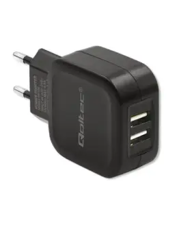 Qoltec зарядно 17W | 5V | 3.4A | 2xUSB