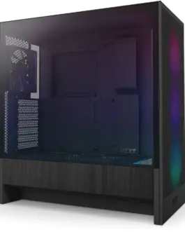 Кутия за компютър NZXT H5 Flow RGB 2024 Black Mid-Tower