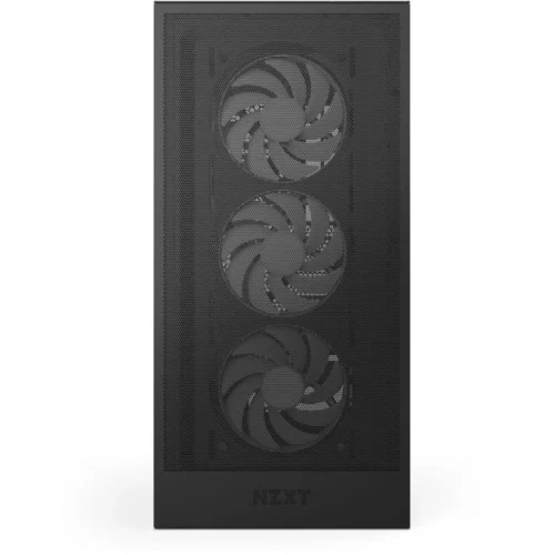 Alternative view of Кутия за компютър NZXT H5 Flow RGB 2024 Black, Mid-Tower