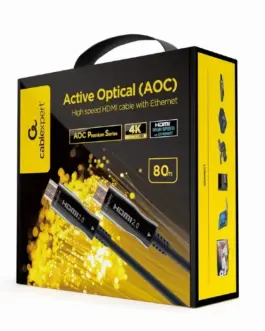 Alternative view of Gembird кабел AOC High Speed HDMI with ethernet premium 80 m