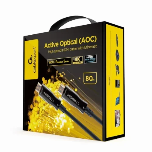 Alternative view of Gembird кабел AOC High Speed HDMI with ethernet premium 80 m