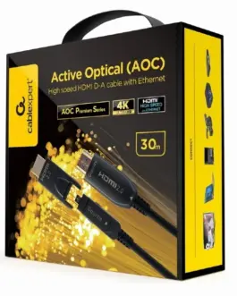 Alternative view of Gembird кабел AOC High Speed HDMI with ethernet 30 m with адаптер D/A