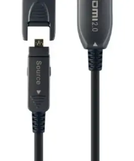 Gembird кабел AOC High Speed HDMI with ethernet 50 m with адаптер D/A