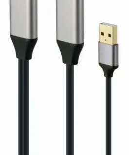 Alternative view of Gembird адаптер HDMI to DP 4K M 60Hz USB-A poweчервен