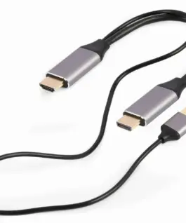 Gembird адаптер HDMI to DP 4K M 60Hz USB-A poweчервен