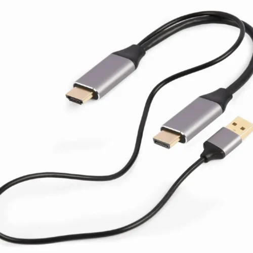 Gembird адаптер HDMI to DP 4K M 60Hz USB-A poweчервен