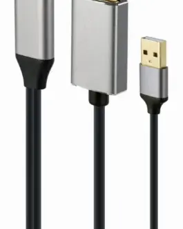 Alternative view of Gembird адаптер HDMI to DP 4K 60Hz USB-A poweчервен