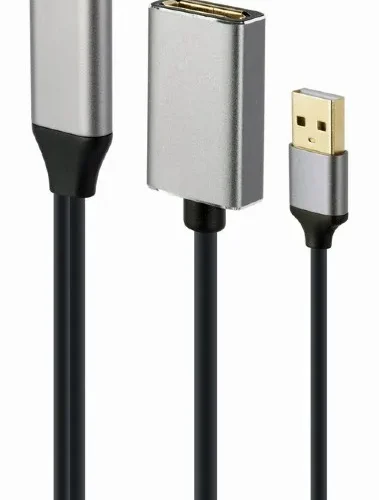 Alternative view of Gembird адаптер HDMI to DP 4K 60Hz USB-A poweчервен