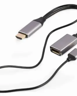 Gembird адаптер HDMI to DP 4K 60Hz USB-A poweчервен