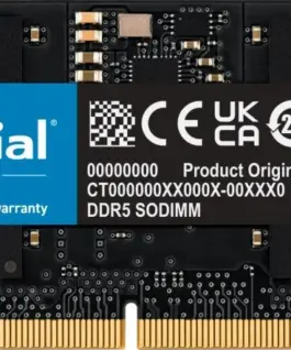 Crucial памет DDR5 SODIMM 16GB/5600 CL46 (16Gbit)