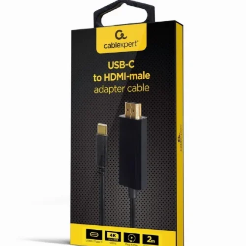 Alternative view of Gembird кабел USB-C to HDMI male 4K 60Hz 2m