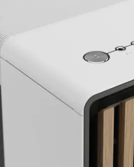 Alternative view of Fractal Design Case North Chalk бял TG Clear Tint